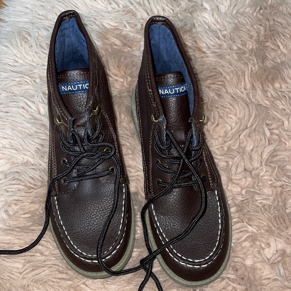 Náutica brown dress boots, never worn.
